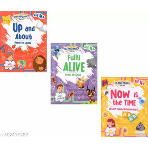 Age 4+ Do And Dance Series - Set Of 3 Books - SapienKid™
