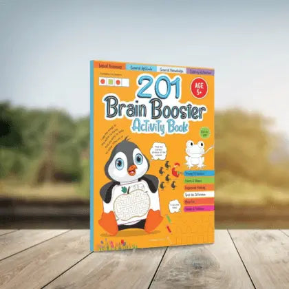 201 Brain Booster Activity Book | Thinking & Logic Skills for Kids ...