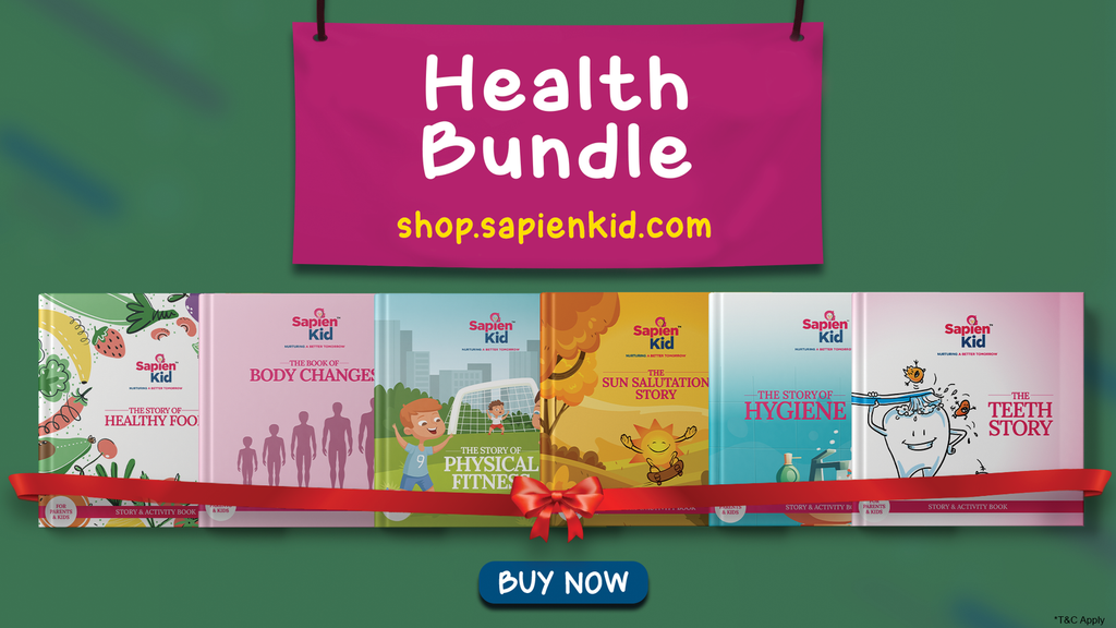 Health Bundle - Pack of 6 Storybooks - SapienKid™