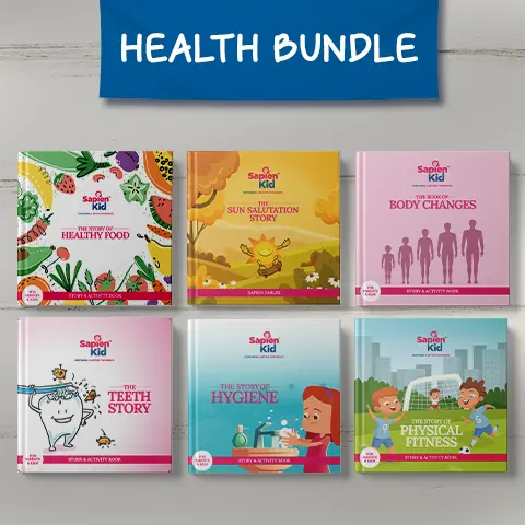 Paquete de salud: paquete de 6 libros de cuentos