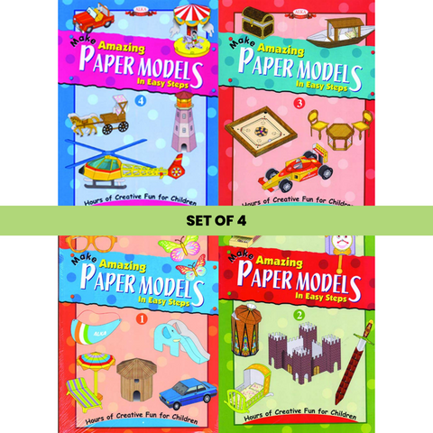 Make Amazing Paper Models - Set of 4 - SapienKid™