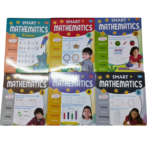 Smart Mathematics - Set of 6 Books – SapienKid™