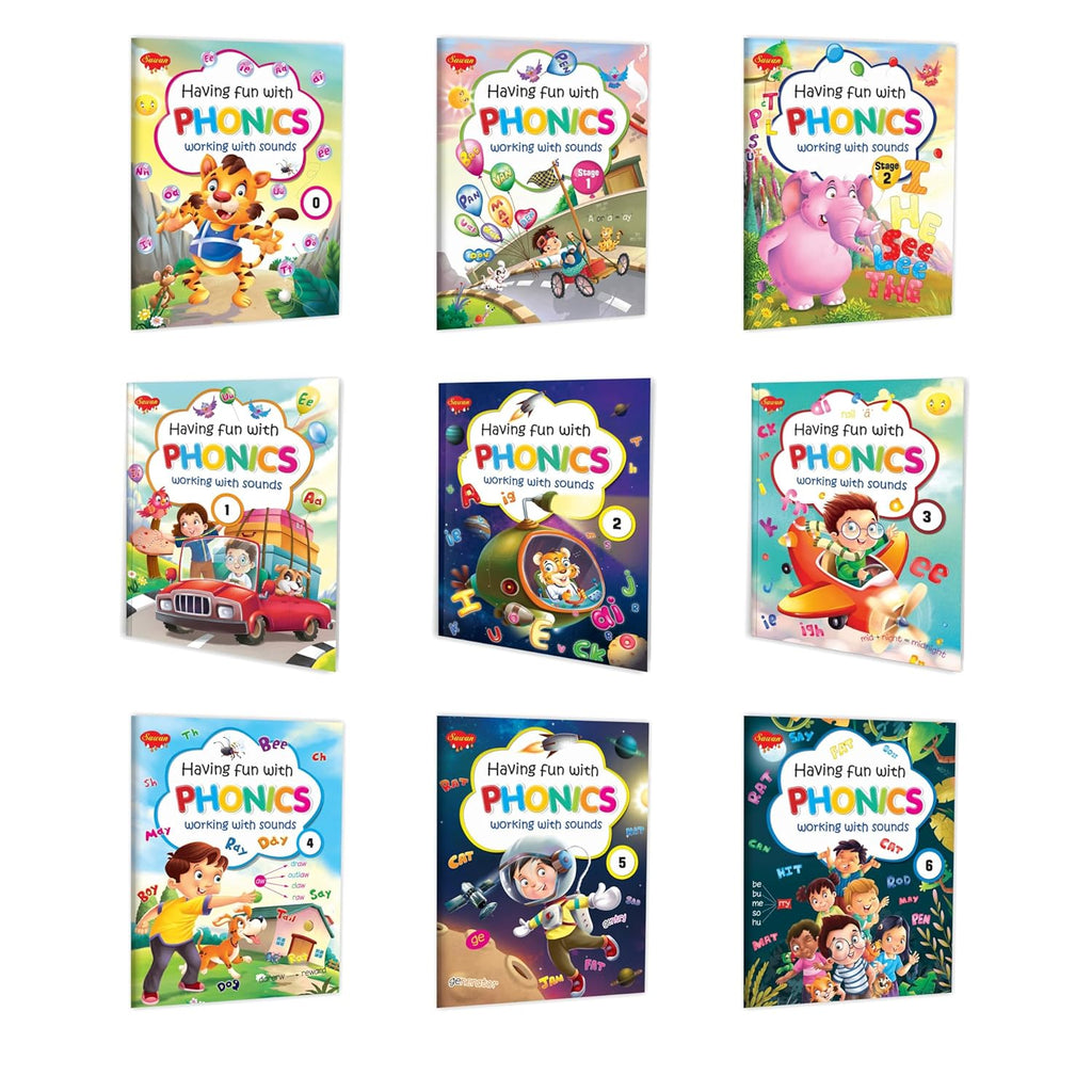 Phonics Series Complete Combo | Pack of 9 - SapienKid™