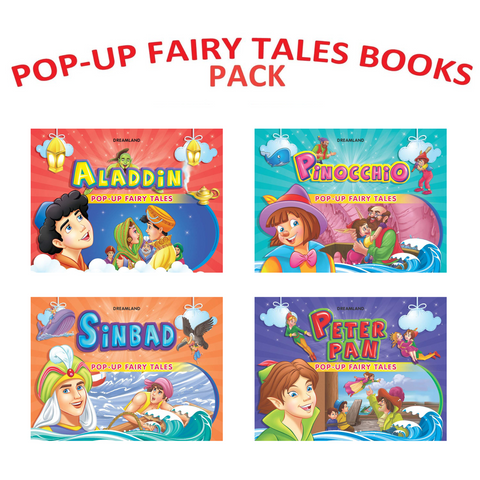 Pop Up Fairy Tales Pack - 4 (Four Titles) - SapienKid™