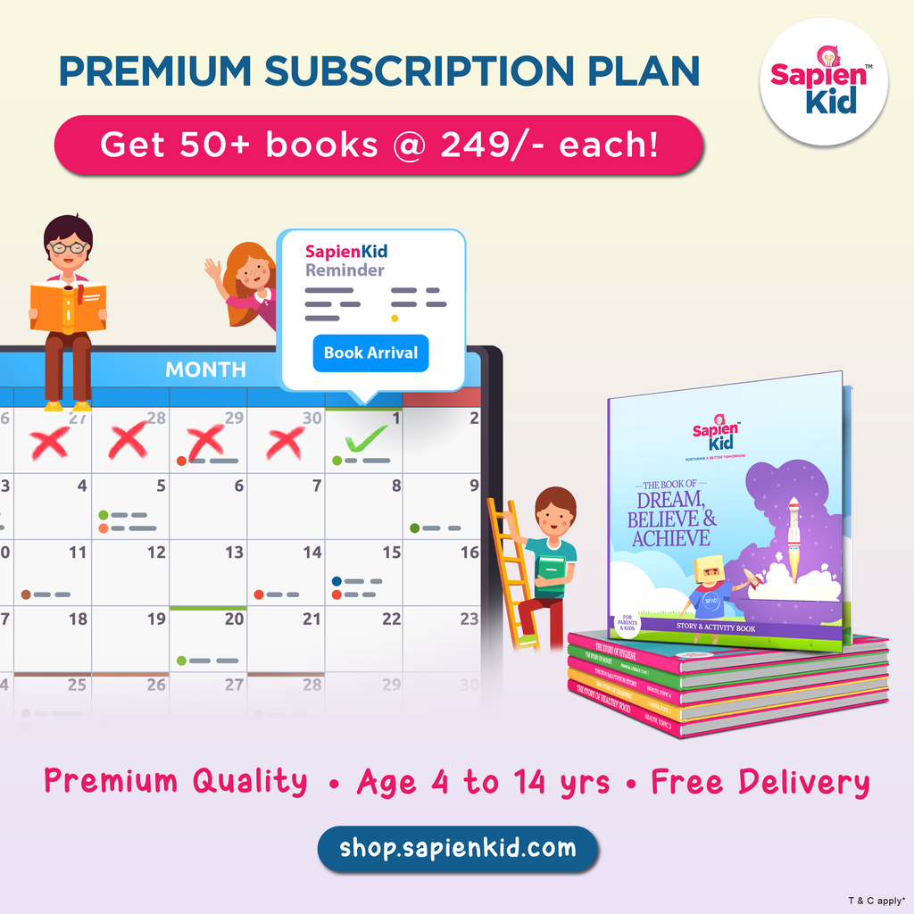 Premium Subscription Plan - 52 Story & Activity Books - SapienKid™