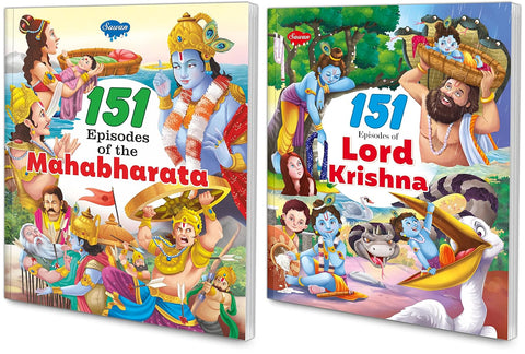 Set of 2 - Stories of Mahabharata & Krishna - SapienKid™
